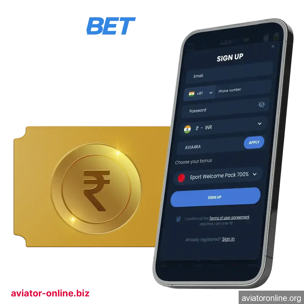 4rabet gives its users a great opportunity to increase their profits with a unique promo code for the Aviator game.