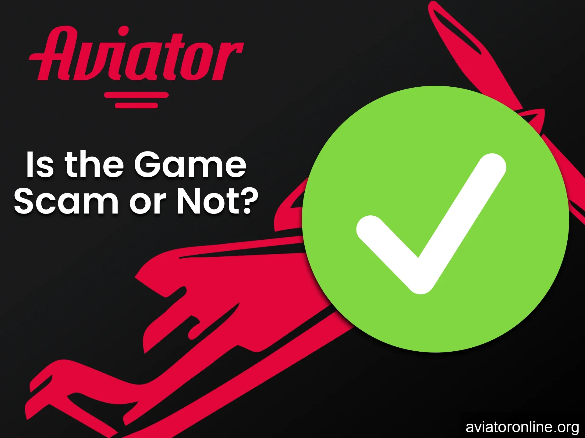 There is no cheating in the Aviator game.
